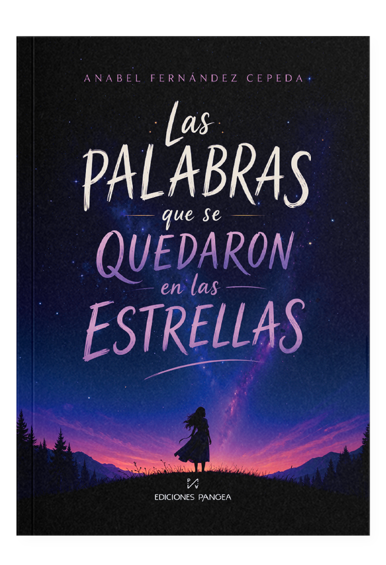 LAS PALABRAS QUE SE QUEDARON EN LAS ESTRELLAS MOCK UP EDICIONES PANGEA